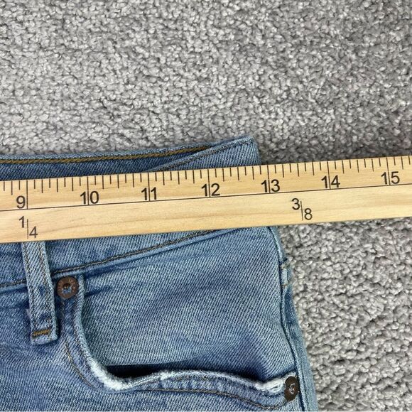 Agolde Nico High Rise Slim Jean in Cliffside Women’s 26 Blue Skinny Button Fly - Picture 9 of 13